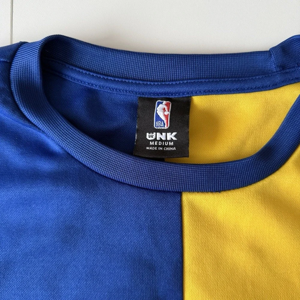 Golden State Warriors NBA Steph Curry Color Block Shooting Jersey Size Medium - Picture 2 of 6